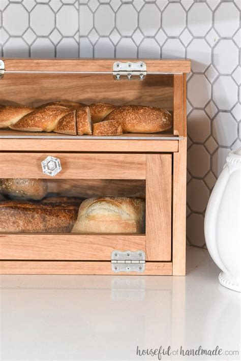 glass front bread box